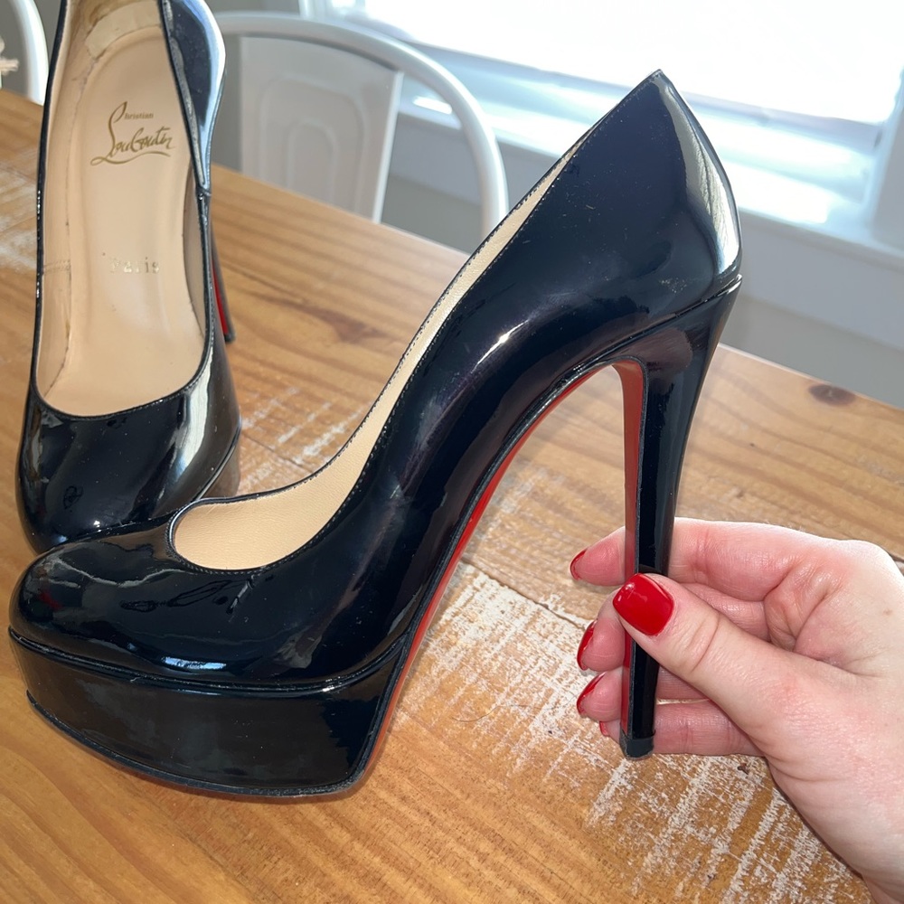 Christian Louboutin Paten Leather Pumps